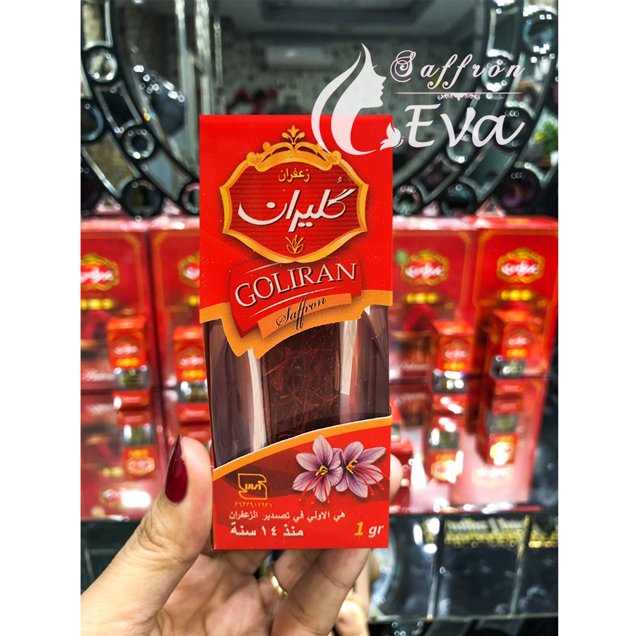 1gr Saffron Negin Full box Chính Hãng Thương Hiệu Goliran /Nhụy Hoa Nghệ Tây Iran Loại 1 Negin
