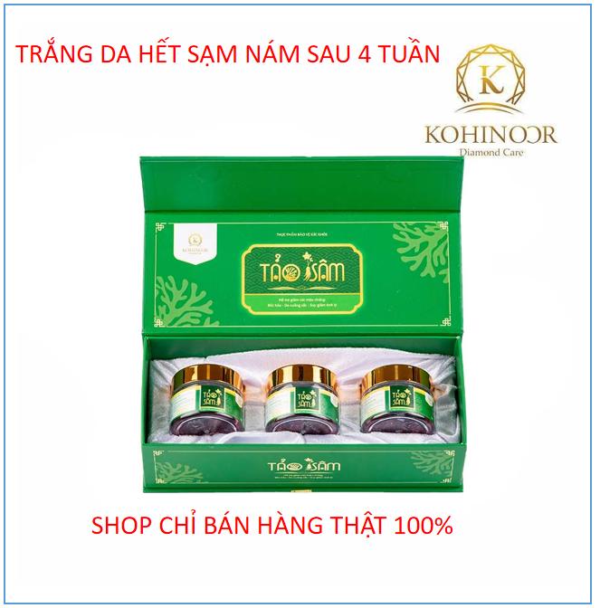 Viên uống tảo sâm kohinoor - Viên Uống Trắng Da Sạch Nám hộp 45 viên