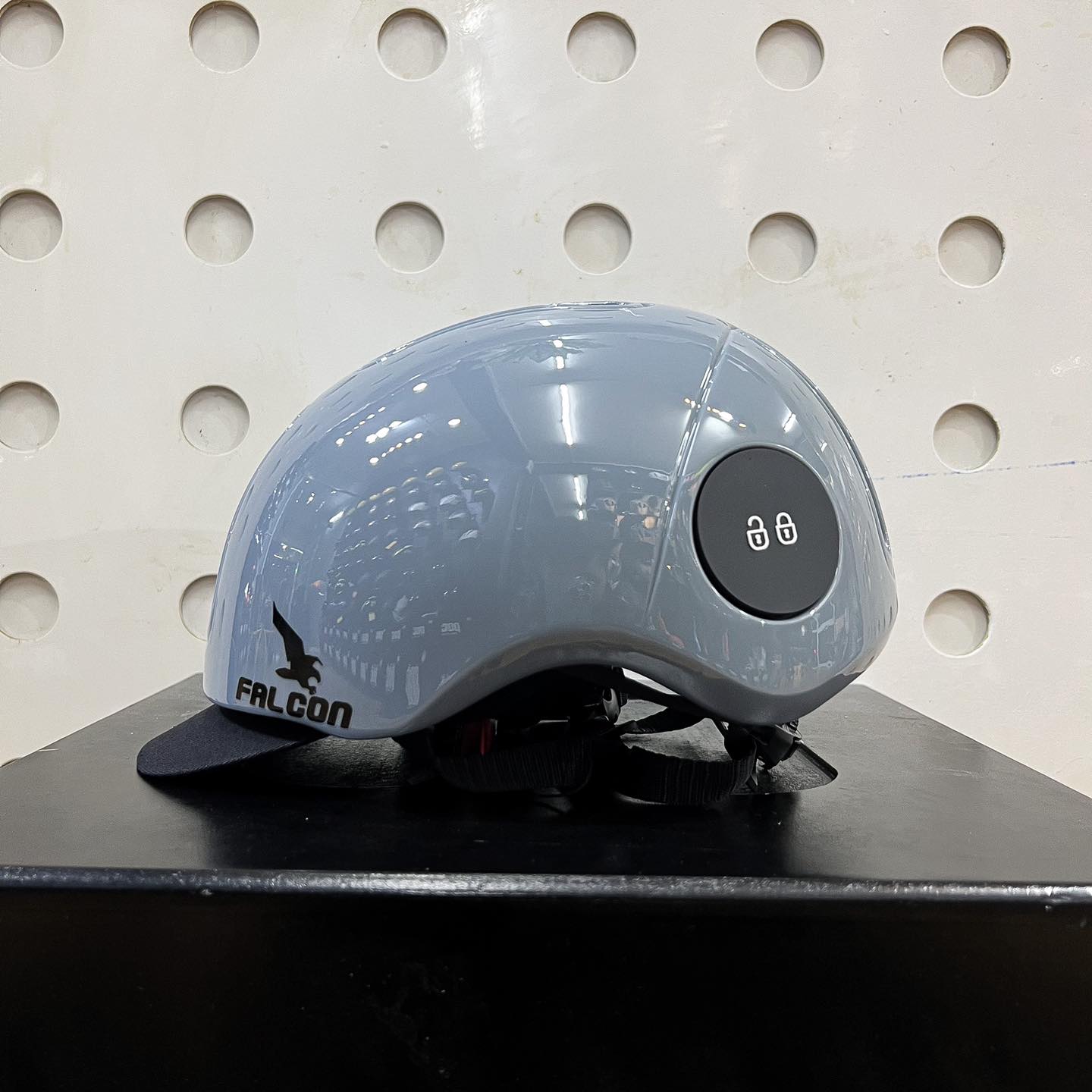 ( Tặng kèm lưỡi trai che nắng) Mũ POC FALCON F05 MÀU XI MĂNG BÓNG CHÍNH HÃNG 2022 BẢO HÀNH 12 THÁNG