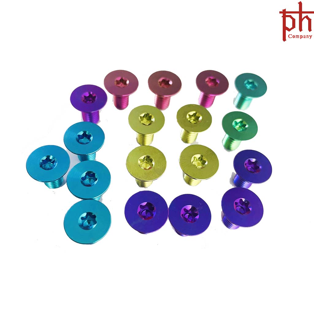 [HCM]Bộ 6 ỐC Lòng Đĩa KTM TITAN GR5 Dù Âm-PHS