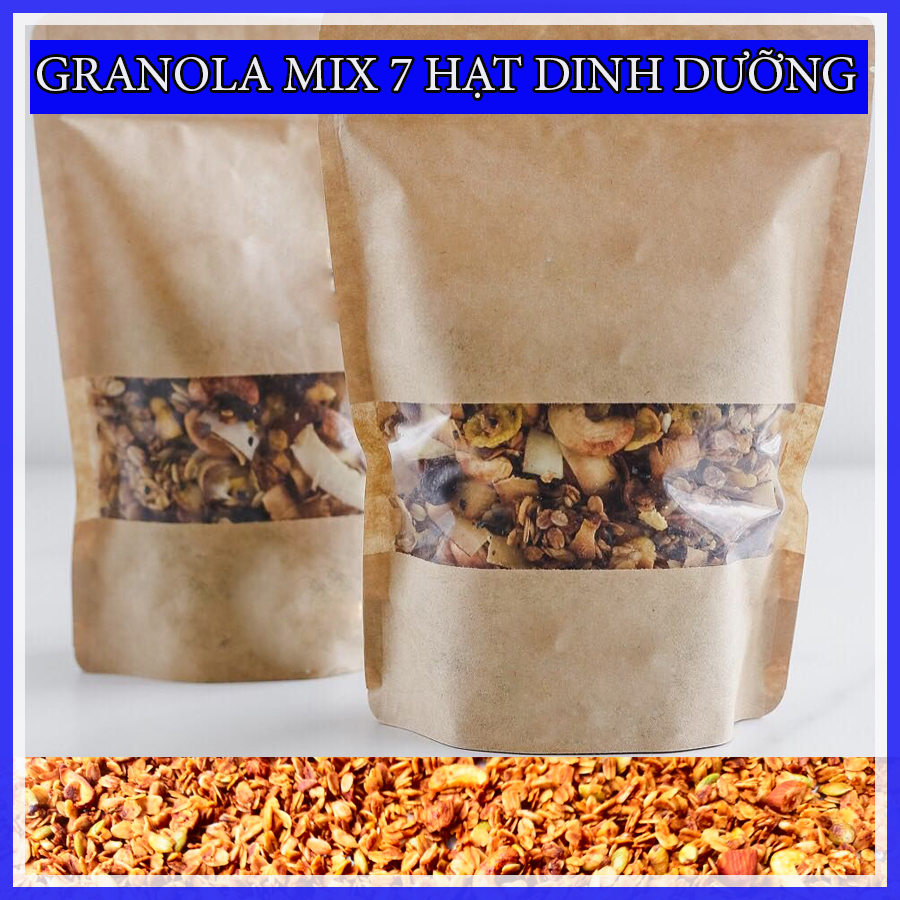 Granola ăn kiêng 7 loại hạt dinh dưỡng