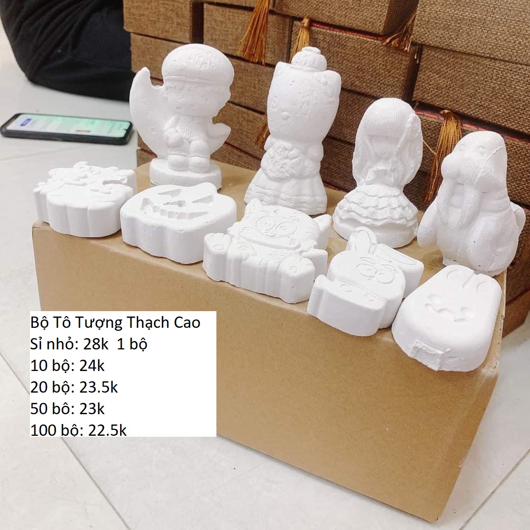 sỉ 28k Bộ Tô Tượng Thạch Cao Cho Bé