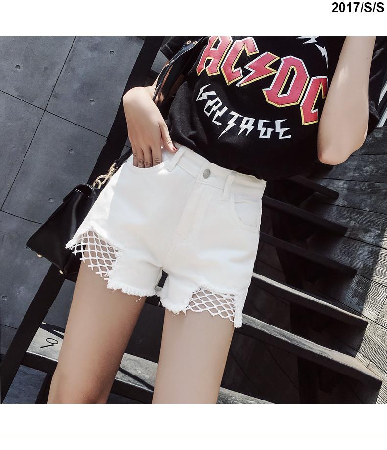Quần shorts phối lưới cá tính quảng châu sesara wm shorts 800005
