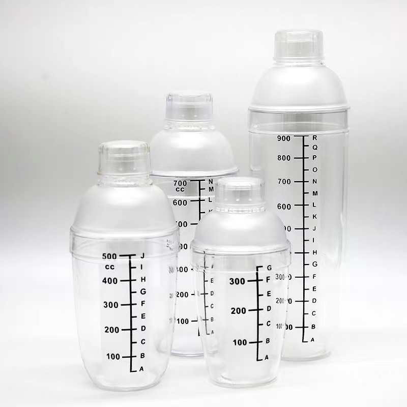 Bình lắc shaker pha chế coctail bằng nhựa cứng cáp 530ml