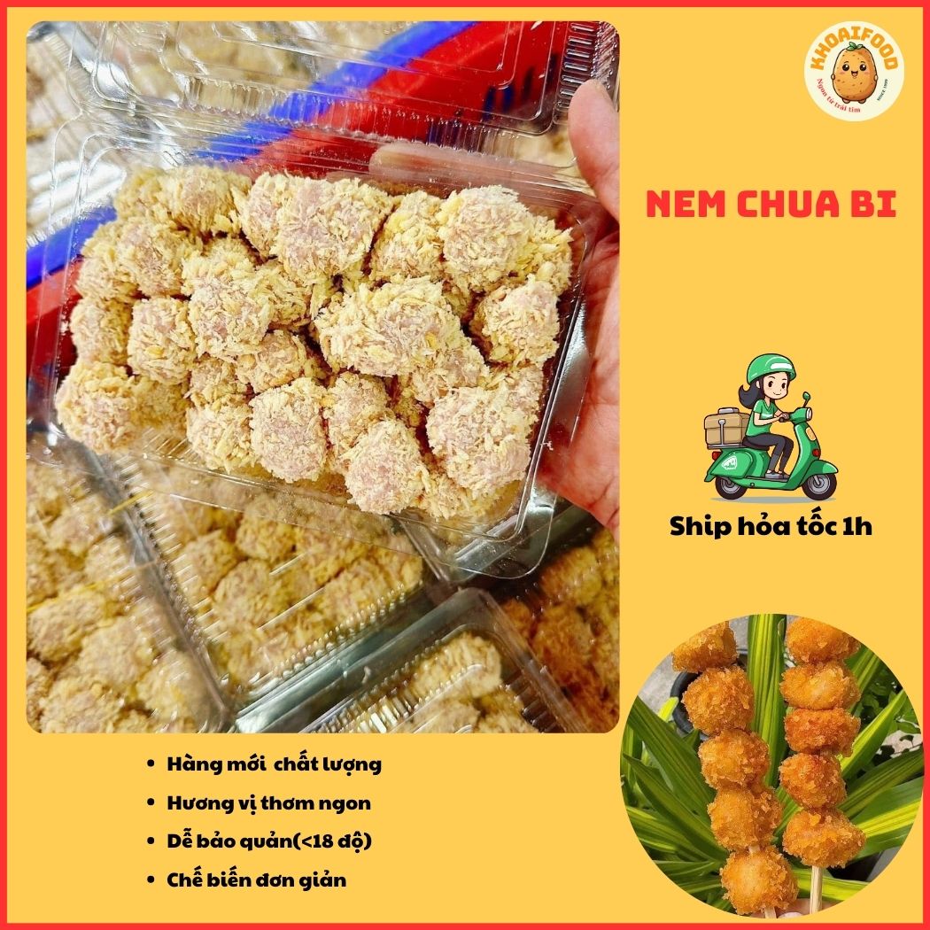 Nem Chua Bi - Delicious Fried Sour Spring Rolls, Typical of Hanoi
