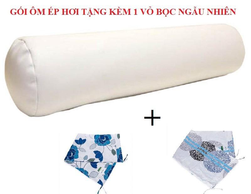 Ruột gối ôm ép hơi tặng kèm vỏ gối ngẫu nhiên 100cmx30cm
