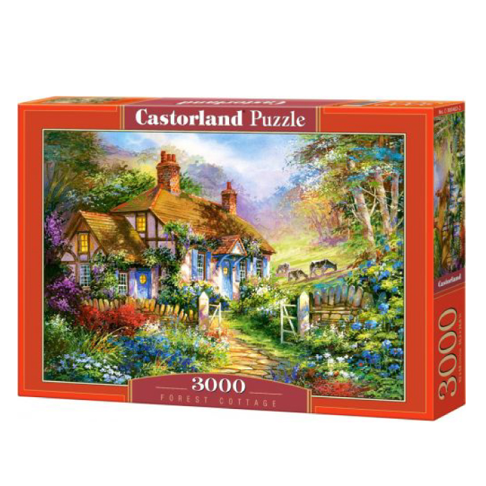Xếp hình puzzle Forest Cottage 3000 mảnh CASTORLAND 300402