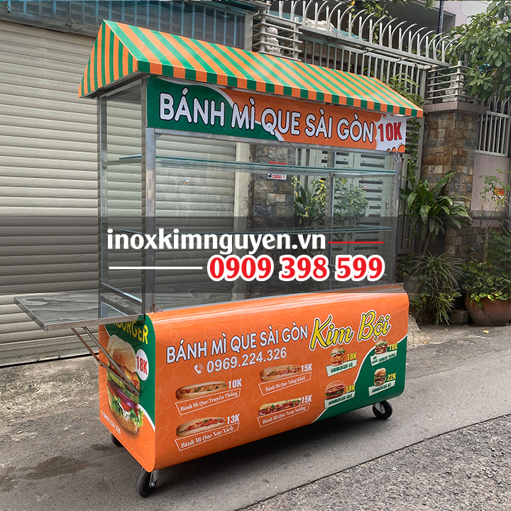 Xe bánh mì que sài gòn 1M6