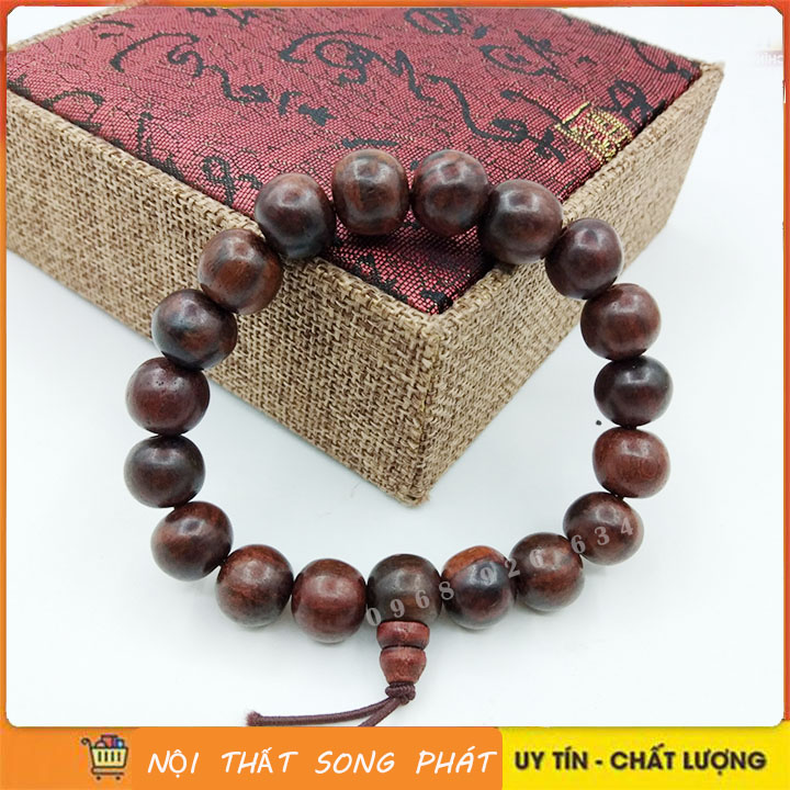 Vòng phong thủy - Vòng phong thủy đeo tay gỗ cẩm 10ly