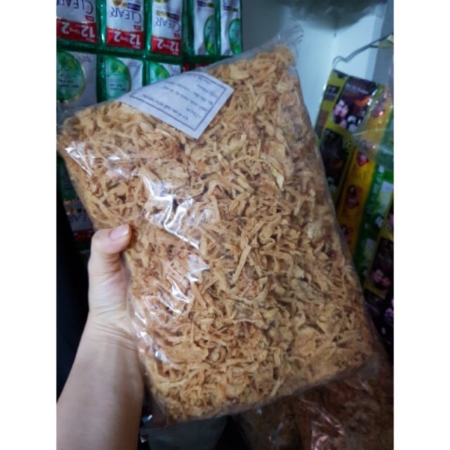Nửa cân hành tím ta phi khô giòn thơm