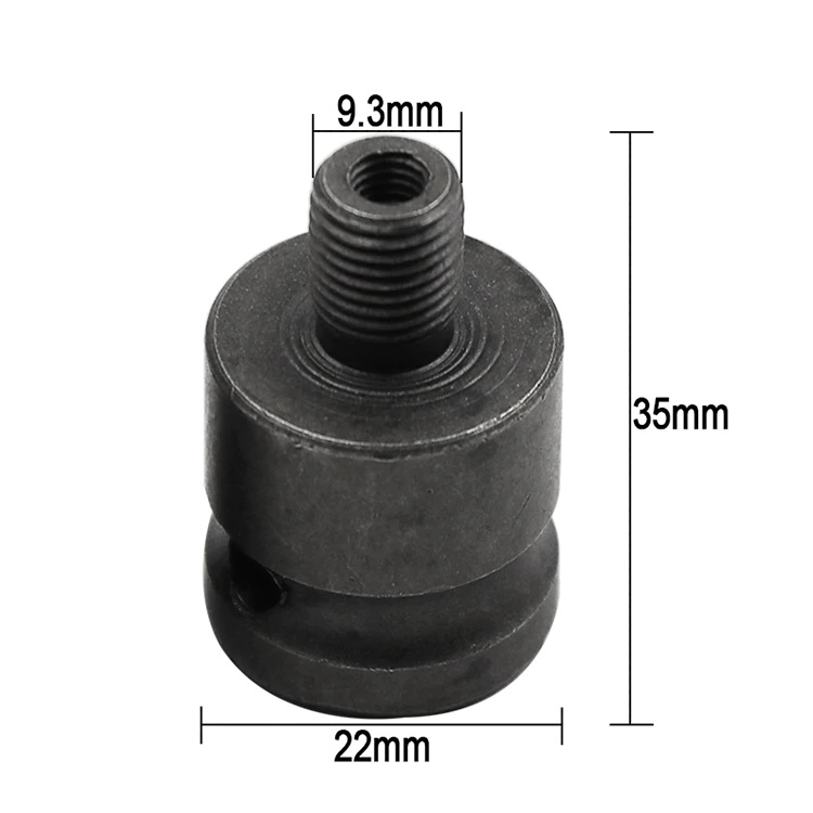 CHỐT CHUYỂN MÁY BẮN VÍT,BULONG.KHOAN BÊ TÔNG SANG ĐẦU MĂNG RANH - ĐẦU CHUYỂN BULÔNG 1/2 SANG CỦ MĂNG RANH 10Ly