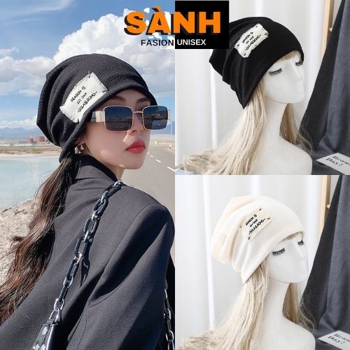 Mũ len chùm đầu phong cách Hàn Quốc Nón beanie chóp dài SEASON B thời trang L03