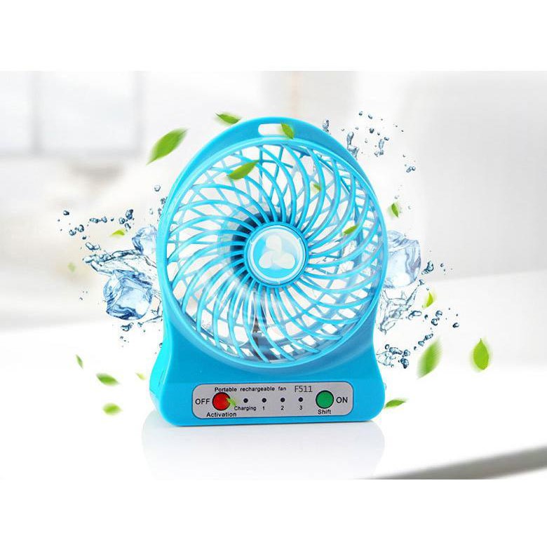 Quạt mini siêu tốc 3 cấp độ gió, quạt cầm tay du lịch