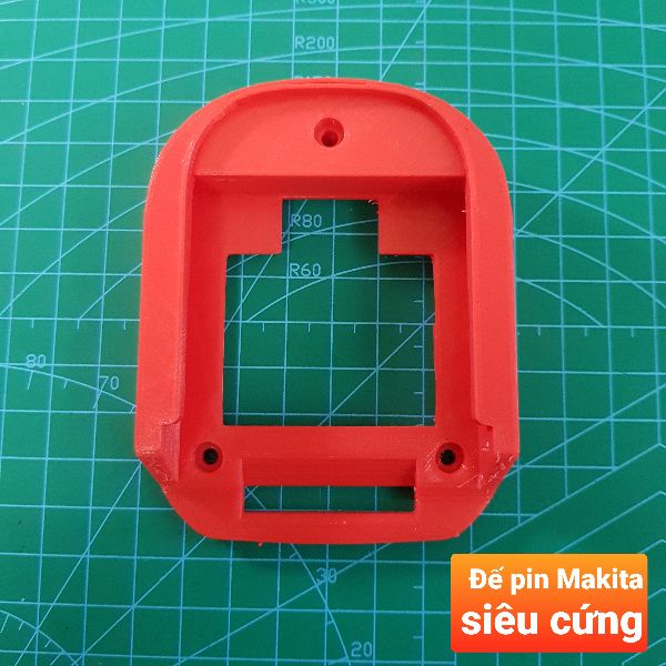 Đế pin makita, 18V - 14.4V Chân đế pin,đế pin makita, chân pin makita, pin makita-Chân khuôn máy makita, trượt 12v - 18v, nhựa in 3D
