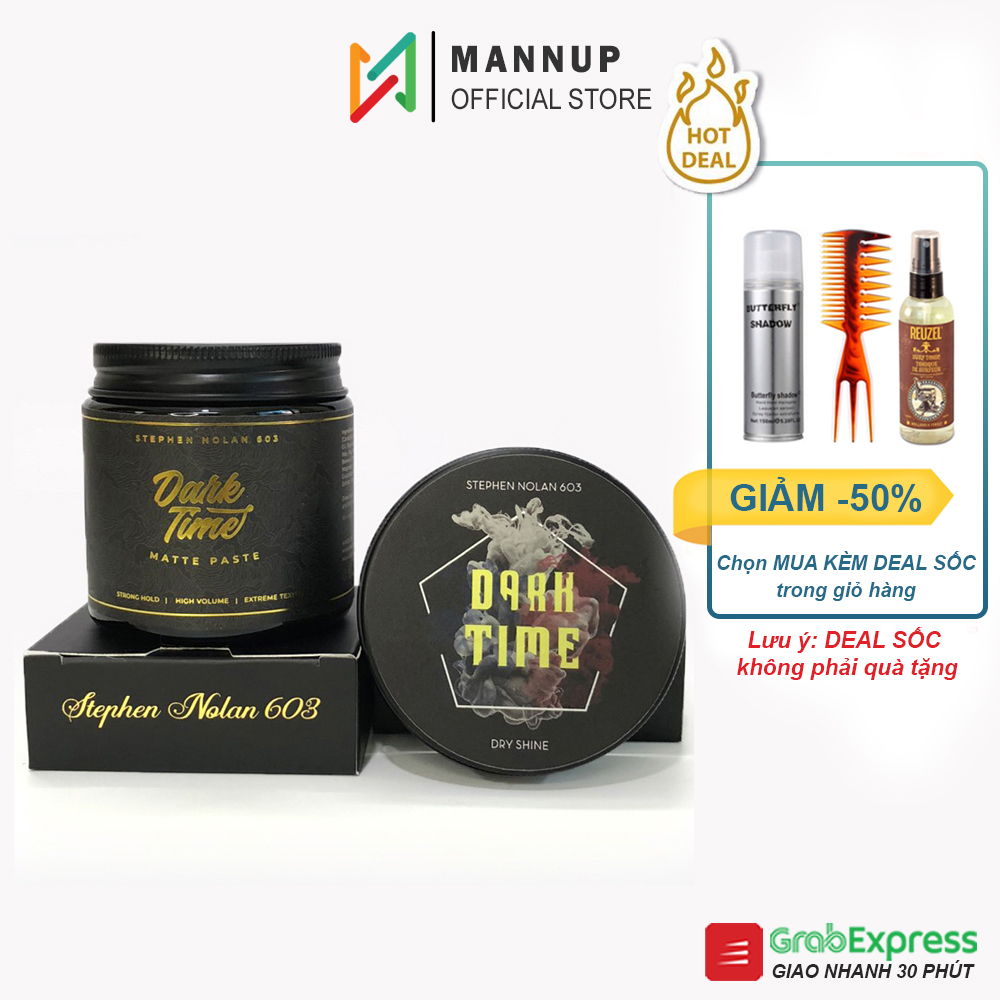 Sáp vuốt tóc stephen nolan 603 dark time 56g/110g