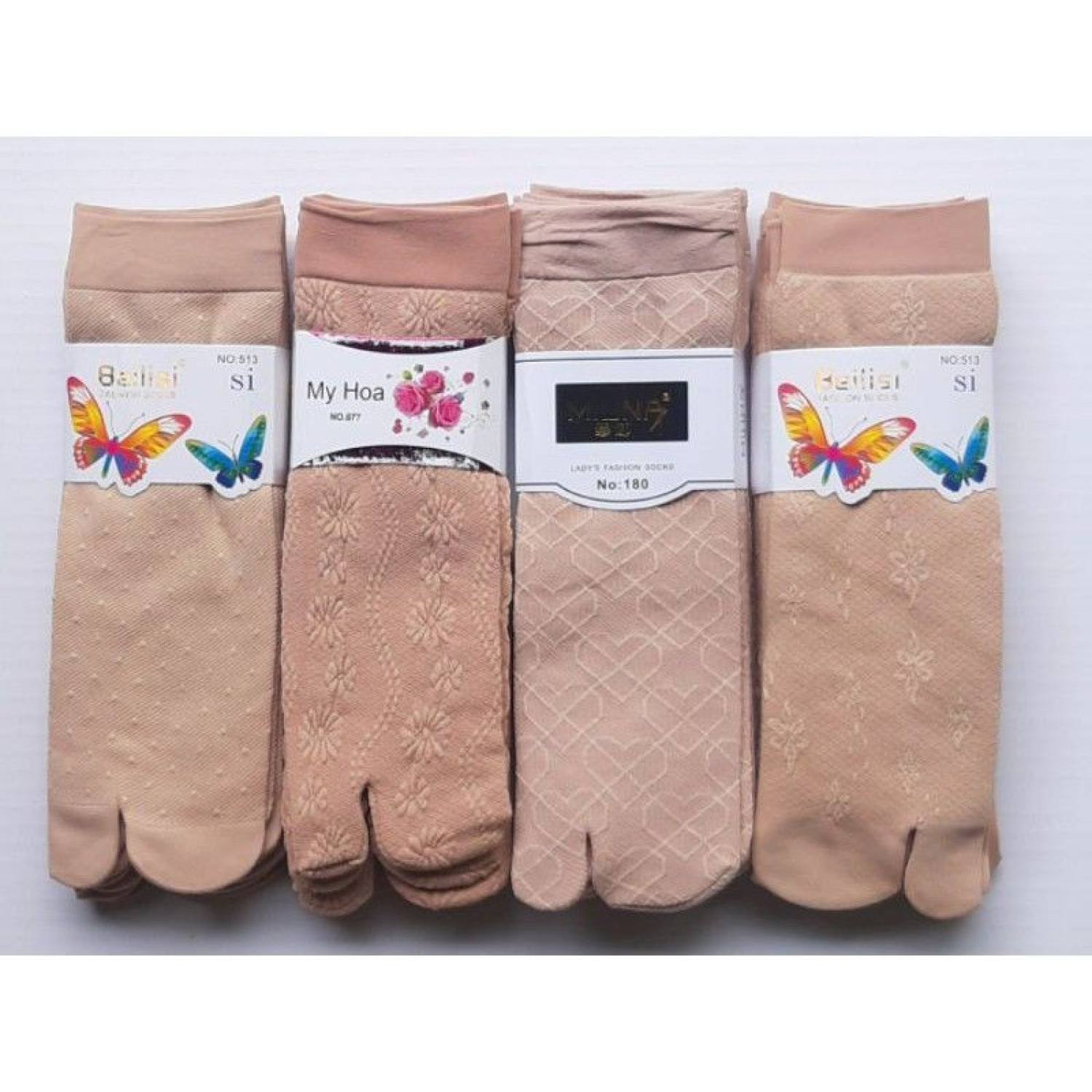 Sỉ 10 đôi vớ tất chân xỏ ngón dầy