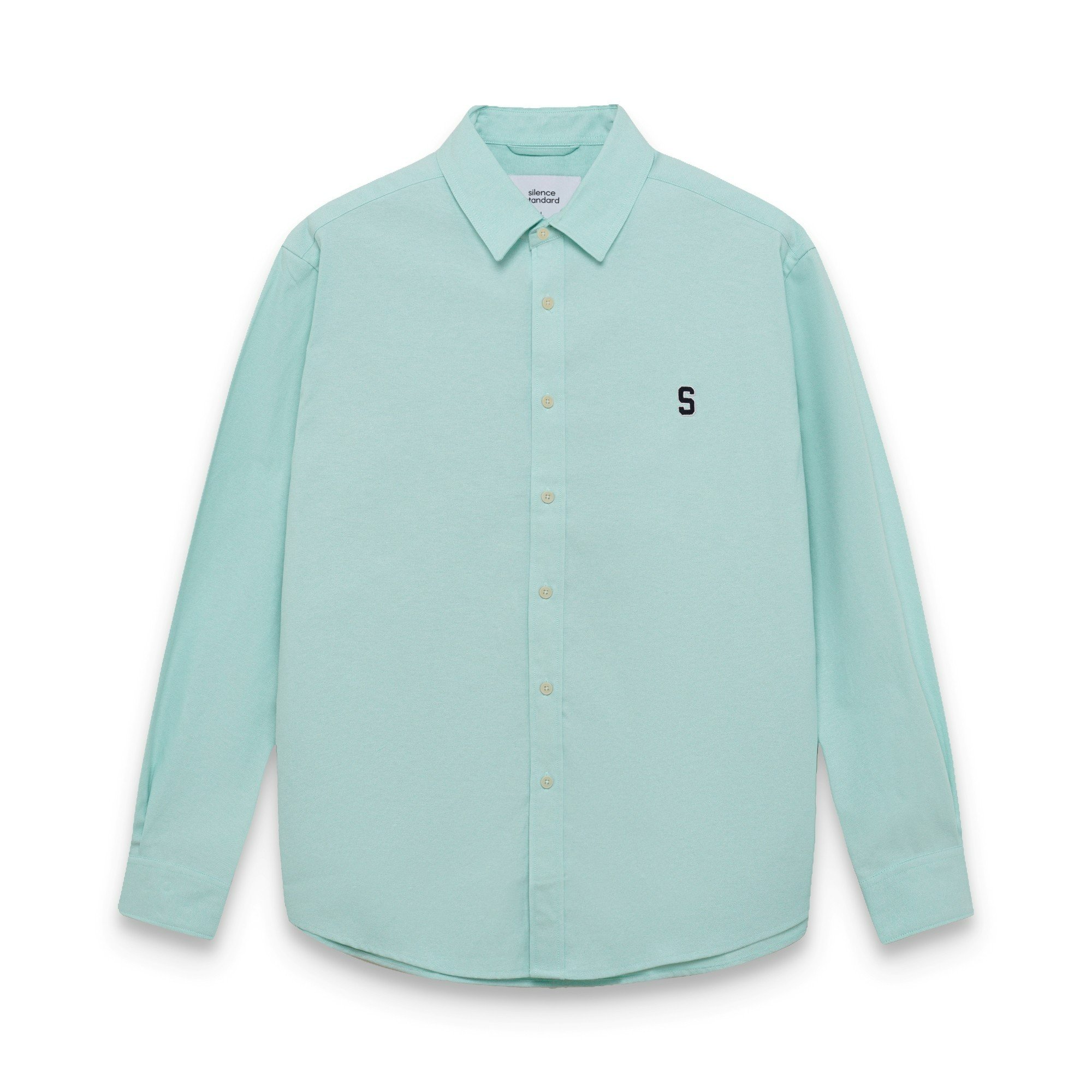Áo sơ mi Silencestandard Premium Oxford Shirt Logo S thêu/ Trơn Xanh Mint