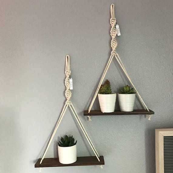 Kệ gỗ trang trí kệ treo dây treo tường 40x15x1,5cm