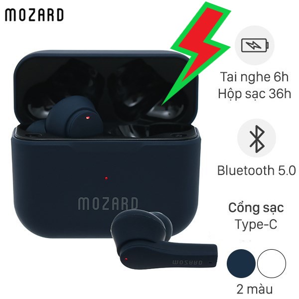 Tai Nghe Bluetooth True Wireless Mozard Air 6