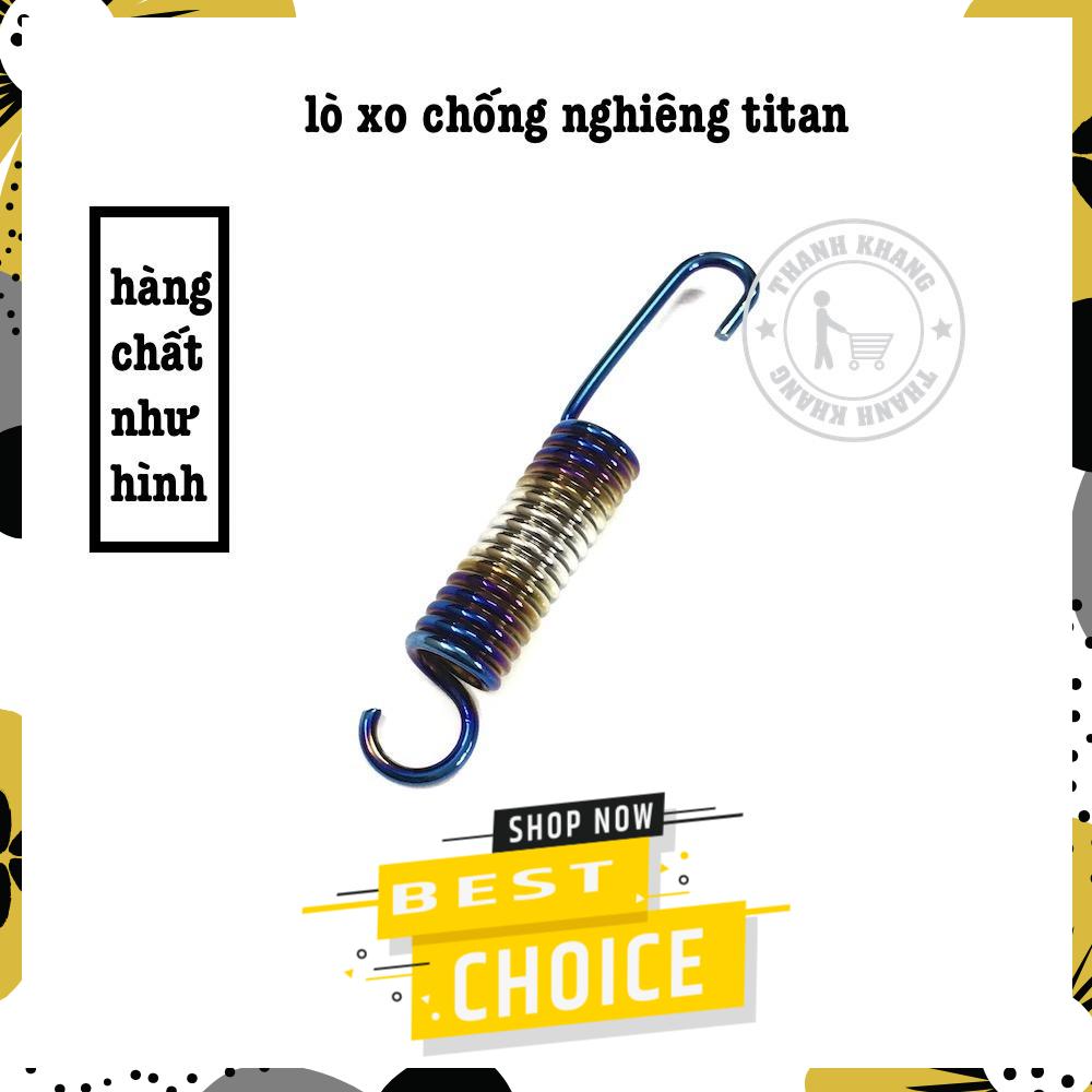 [HCM]Lò xo chân chống xe máy nghiêng titan thanh khang 006001490