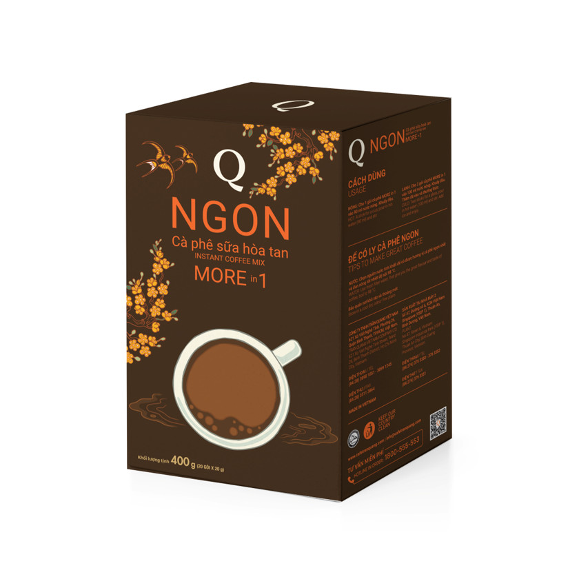 Cà phê hòa tan 3in1- đậm vị