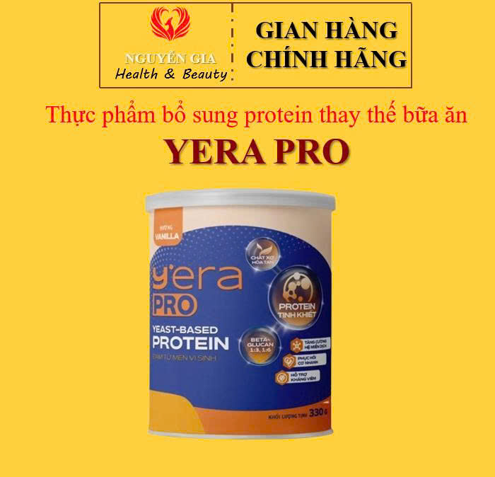 Đạm từ men vi sinh protein YERA Pro tăng cơ, giảm cân, tăng hệ miễn dịch, hỗ trợ tiêu hóa, cho mọi đối tượng và người sau hậu phẩu [hộp 300g]