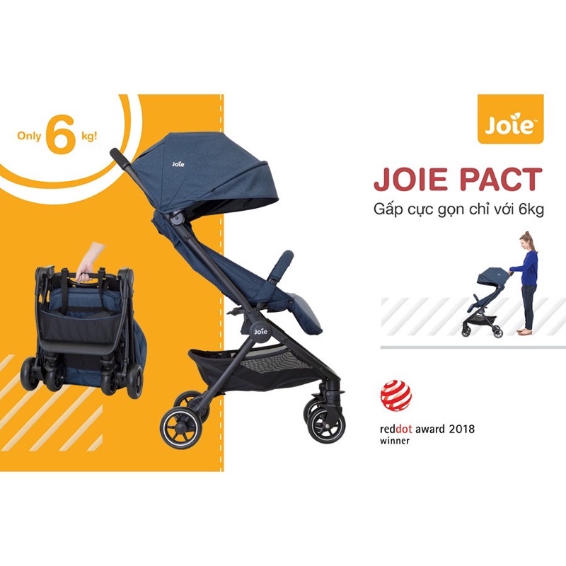Xe đẩy trẻ em joie pact cho bé từ sơ sinh đến 15kg