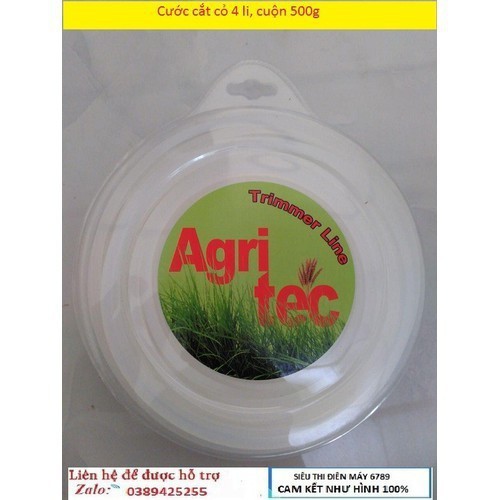Cước cắt cỏ 4ly, Dùng cho máy cắt cỏ, cuôn 500g