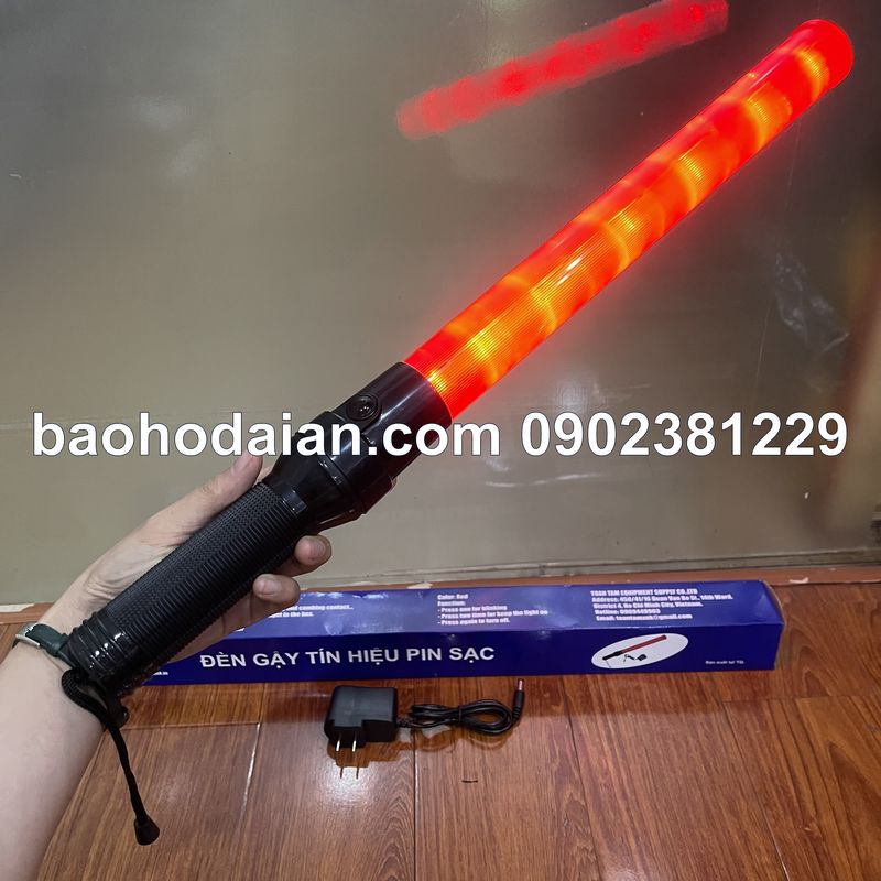 Đèn chỉ huy led 54cm dùng điện sạc