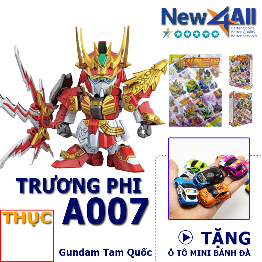 Mô hình sd Gundam giá rẻ A007 Trương Phi