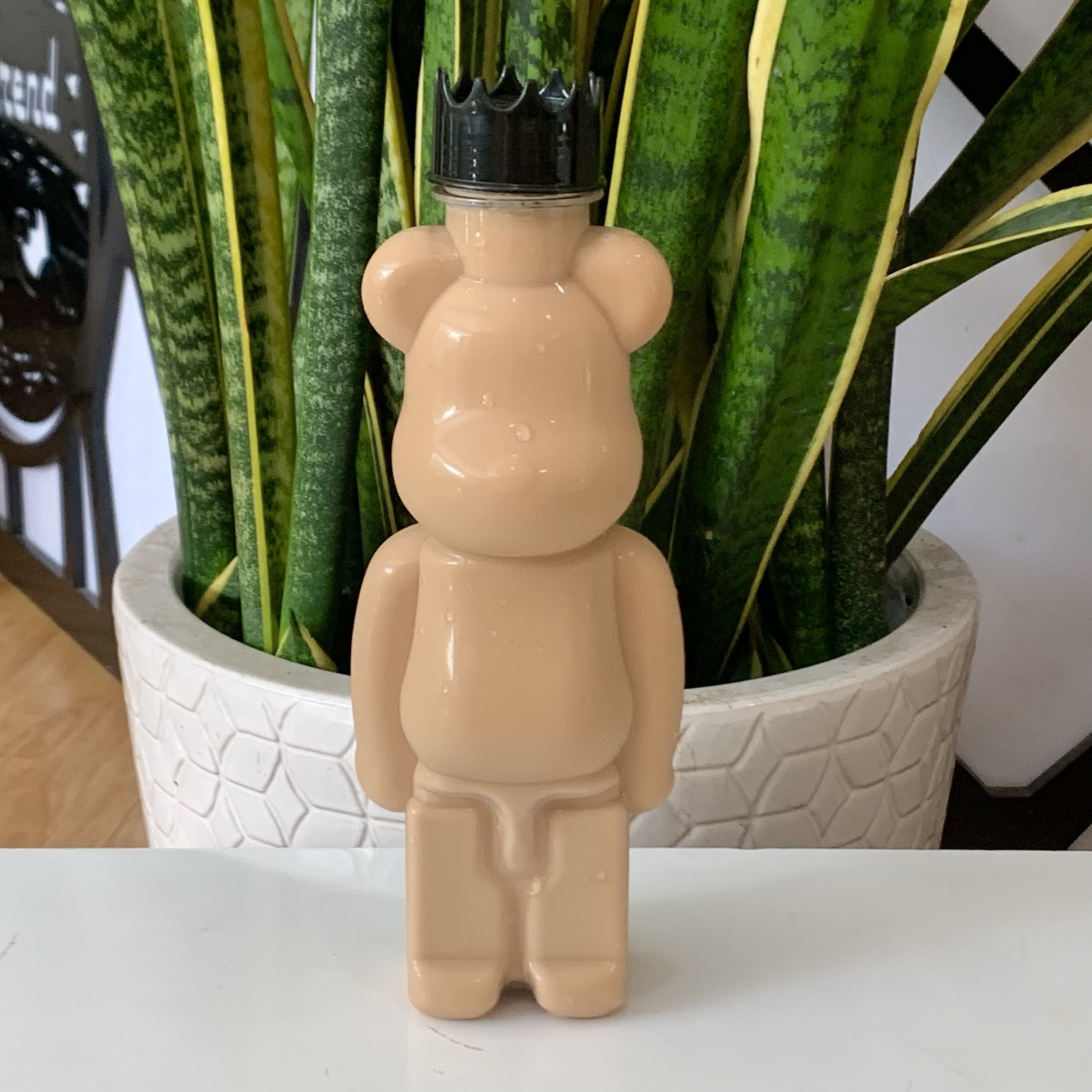 Chai Nhựa PET Hình Gấu Bearbrick 400ml | Chai Nhựa đựng trà sữa ,nước ép |Chai nhựa đựng kẹo bánh | Chai nhựa đựng thực phẩm | Chai Nhựa Đẹp