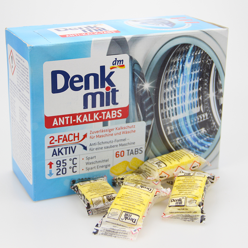 Combo 5 Viên tẩy lồng giặt Denkmit, Vệ sinh máy giặt, Viên vệ sinh Tẩy mảng bám máy giặt, tăng độ bền máy giặt, giúp quần áo sạch hơn