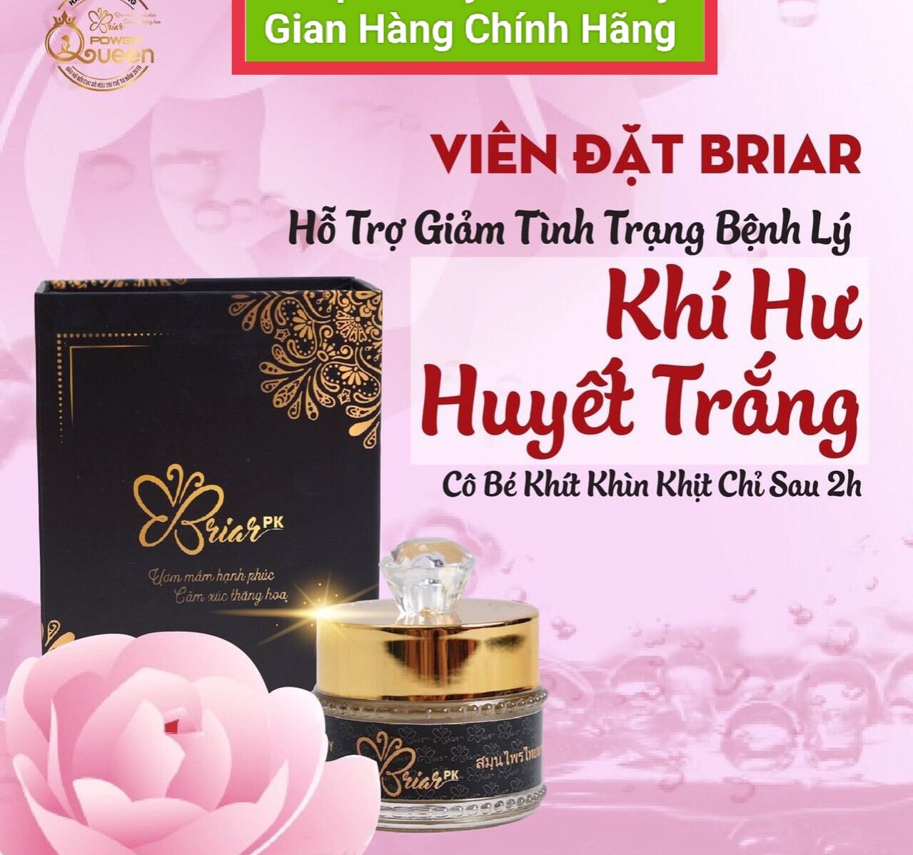   CHE TÊN SP-Date 2027  VIÊN ĐẶT THẢO MỘC TẦM XUÂN BRIAR  HỘP 10 VIÊN  giúp Se Khít Và Làm Sạch viêm Phụ Khoa Vùng Kín 