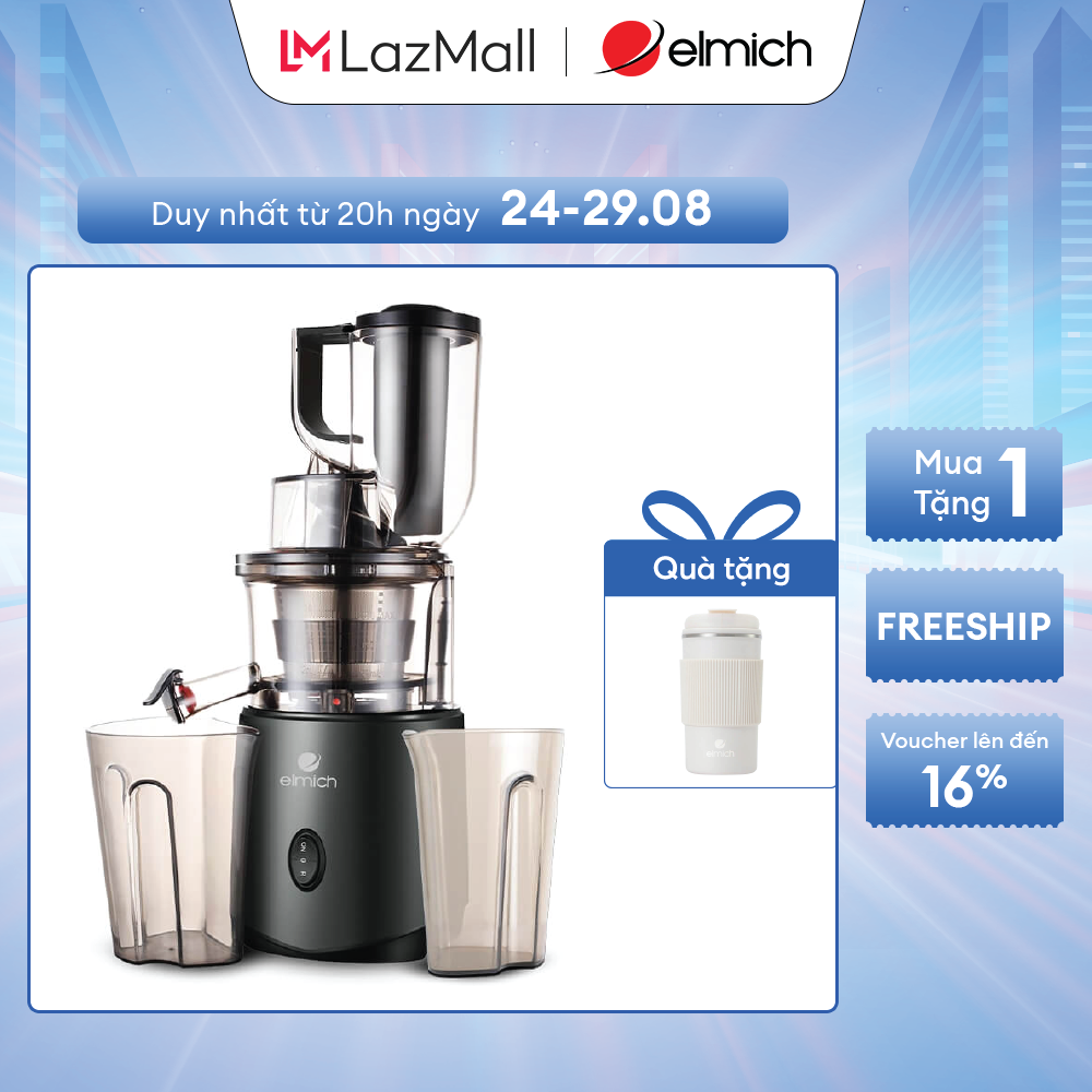 Máy ép chậm trái cây elmich jee 1855ol/3898