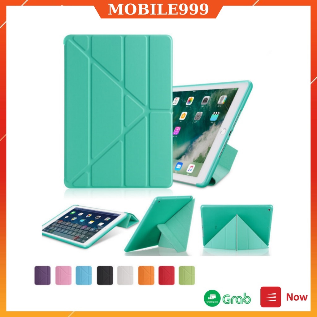 Bao da ipad gập tam giác cực chất ốp ipad gen 8/pro 9.7/10.5/air 3/air 1/air 2/gen 5/6/7/9...mobile999