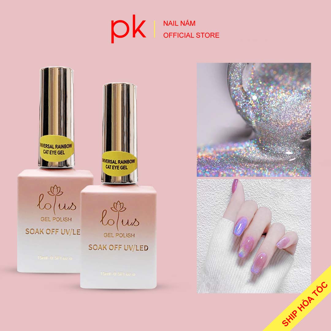 Sơn gel mắt mèo cầu vồng chai 15ml