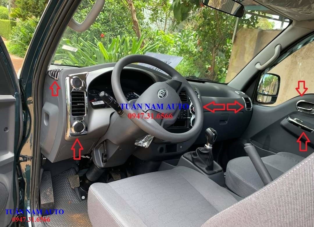 15 Chi Tiết Món Ốp Nội Thất Bên Trong K200 K250 Bonggo KIA ( Hàn Quốc Cao Cấp)