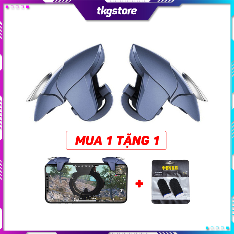 Nút bấm Blue Shark | Nút bấm giá rẻ chơi Pubg Mobile, Free Fire