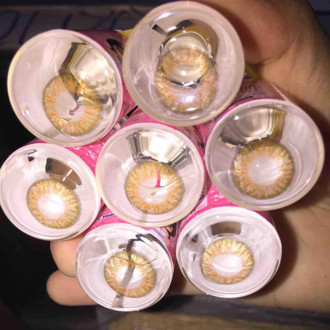 Lens Brown Tây Long Lanh không độ Lens Vassen Sexyme