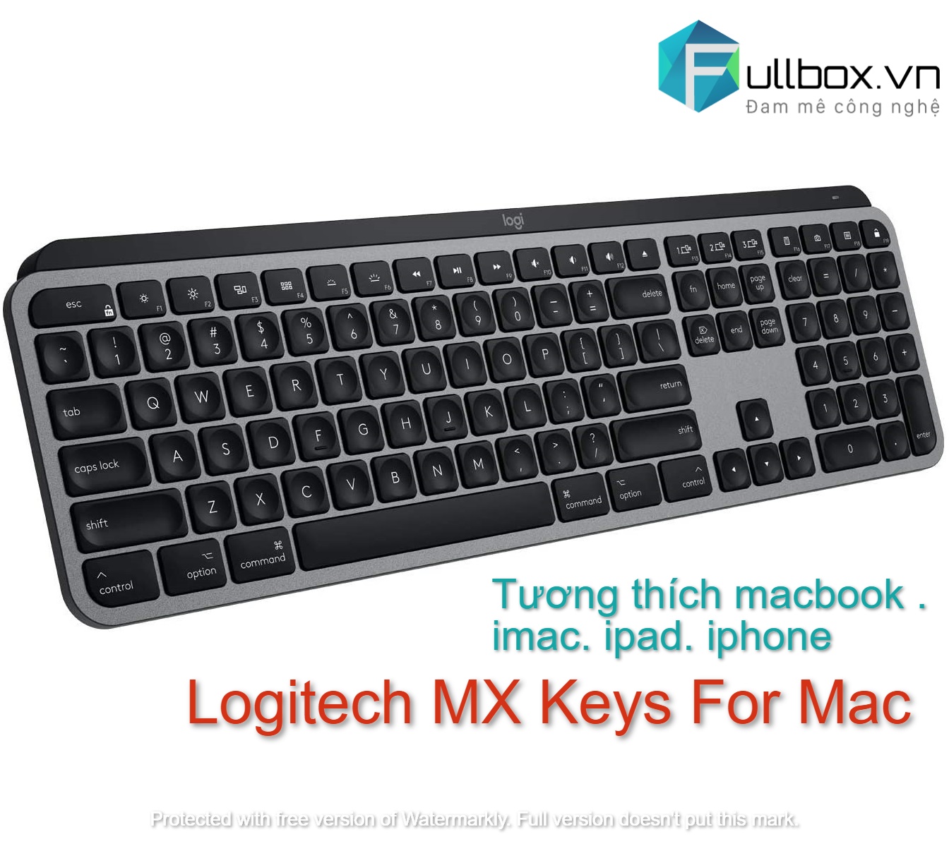 [HCM]Bàn phím không dây Logitech MX Keys For Mac