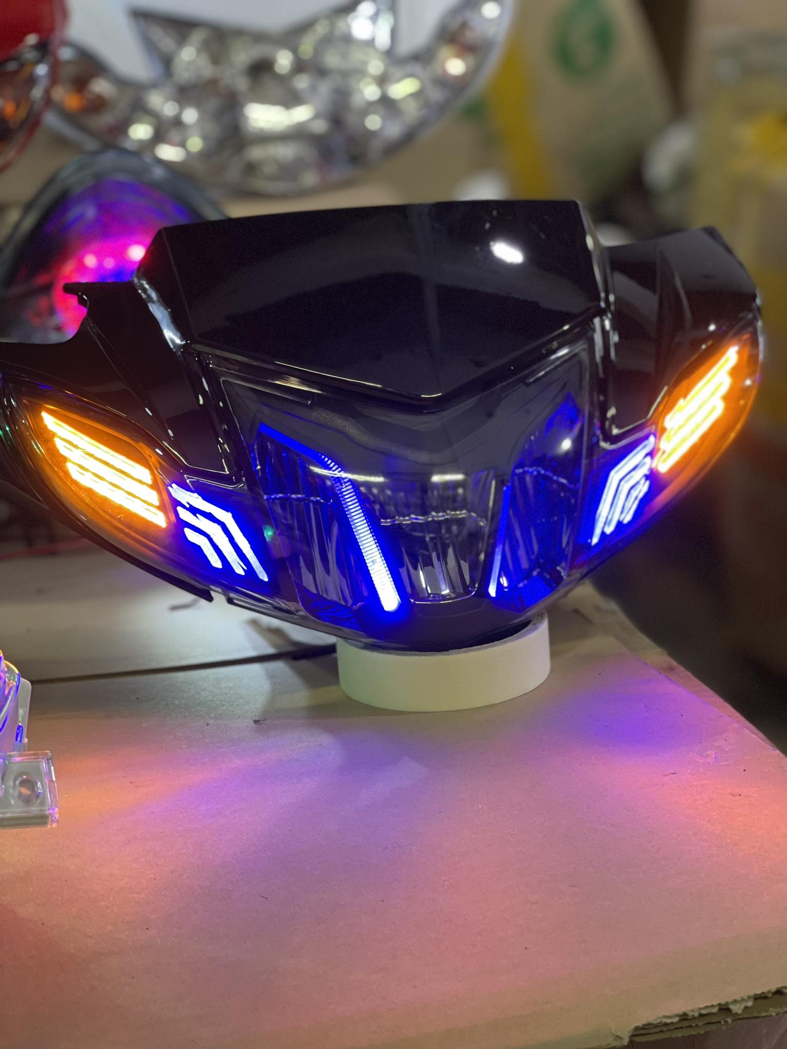 Pha đèn 2 tầng mẫu Dyno lắp Sirius