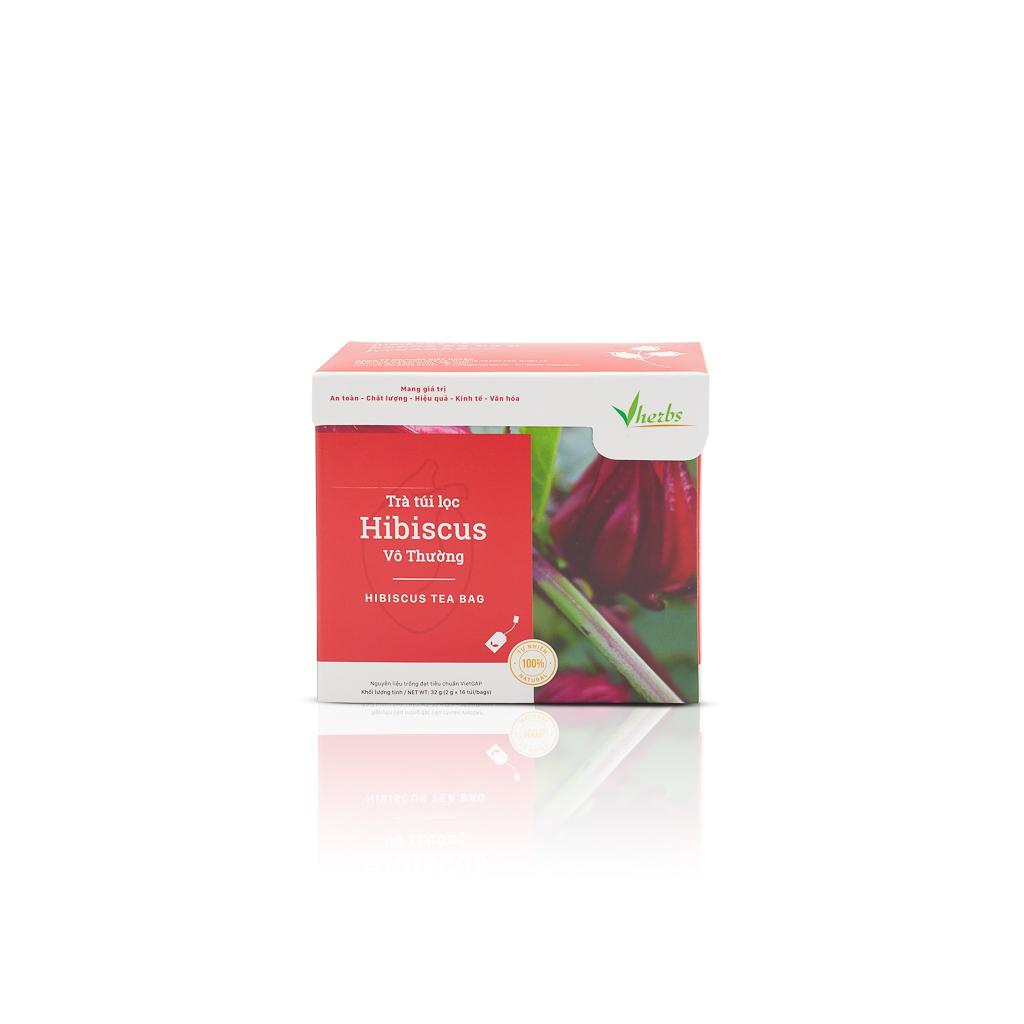 [HCM]Trà Hibiscus Vô Thường Vherbs (2g x 16 Túi)