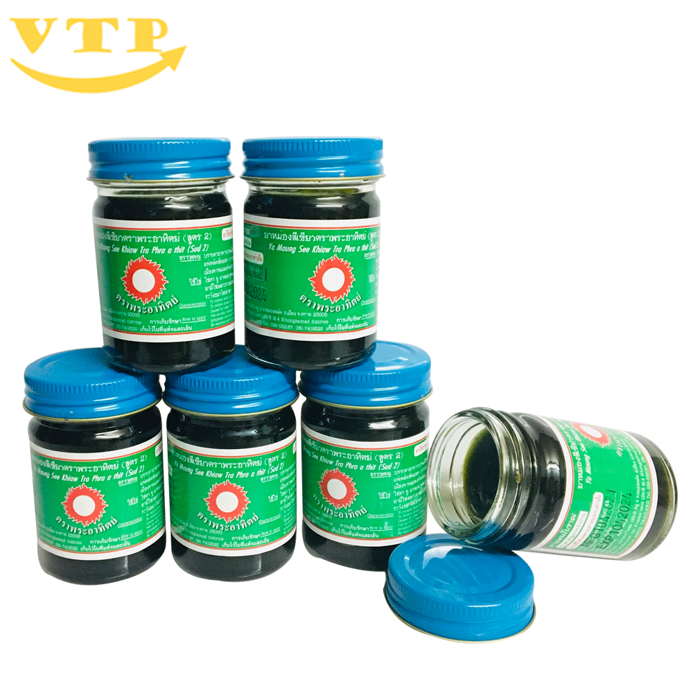 Combo 3 hũ dầu cù là đen 60g thái lan