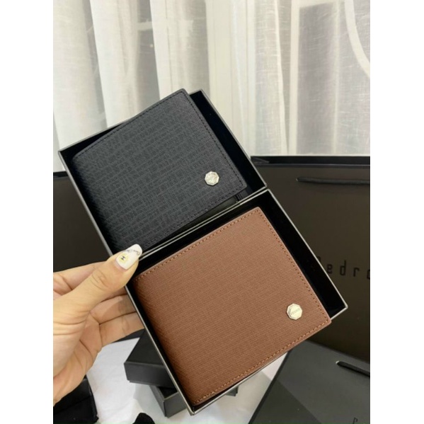 Ví Nam Pedro BI-Flod with Flip Mẫu mới nhất , chất da xịn xò với logo kim loại. Chất da xịn xò. hàng full box full túi