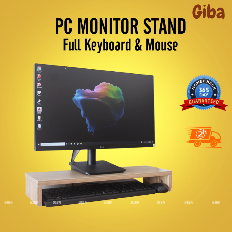 Kệ để màn hình máy tính phiên bản cao cấp Full Keyboard& Chuột
