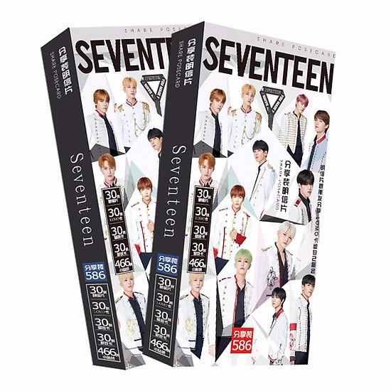 Postcard Seventeen 586 ảnh hộp ảnh bộ ảnh có ảnh dán sticker lomo bưu thiếp