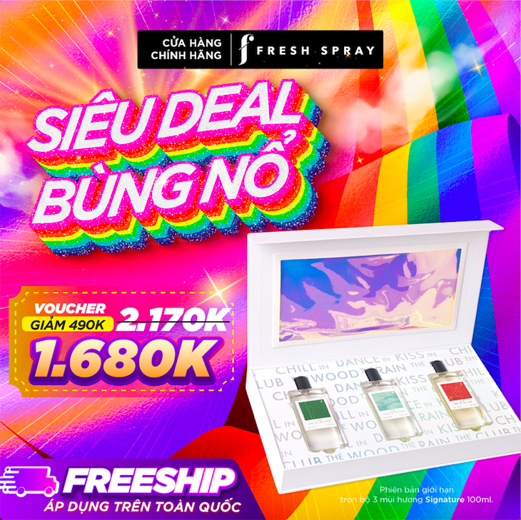 Nước hoa Gil Lê, F Fresh Spray | SET PREMIUM Phiên bản giới hạn, Nước hoa quần áo, Body mist, unisex, Nước hoa nữ, Nước hoa nam, nước hoa nam thơm lâu, nước hoa thơm lâu 24h nữ