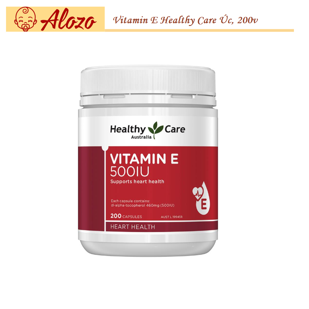 Vitamin e healthy care 500iu 200 viên