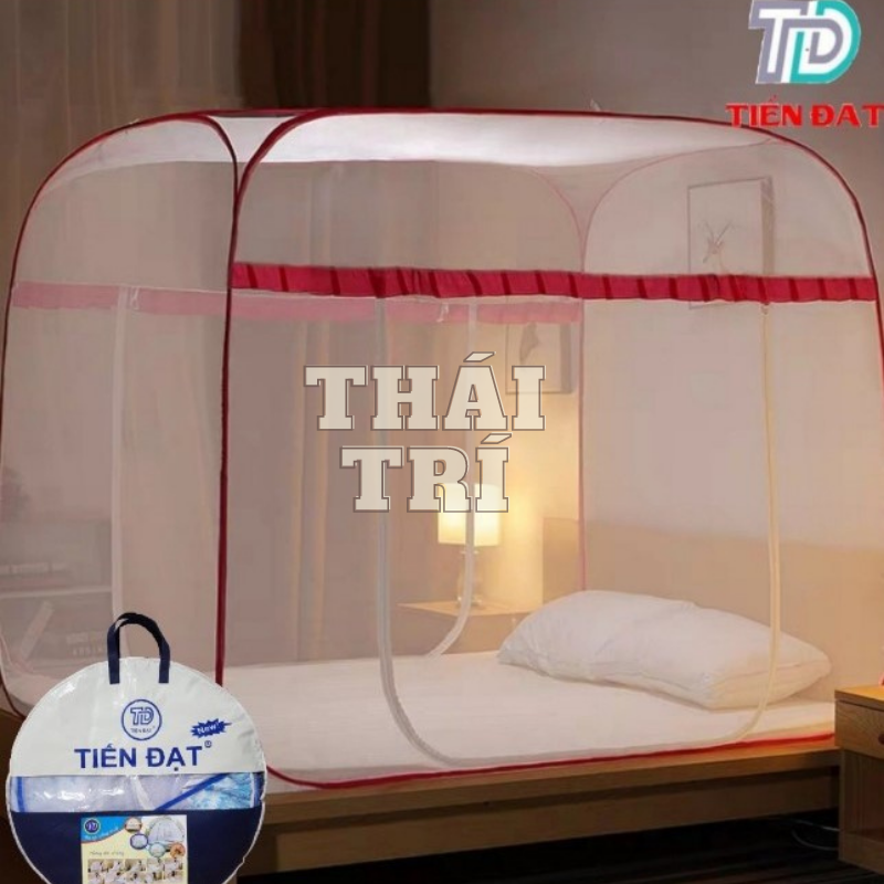 Màn Chụp Tự Bung ĐỈNH VUÔNG Mùng Chụp Cao Cấp Có Viền Chống Muỗi-Màn Chụp Gấp Gọn Nhiều Kích Thước 1m6*2m-1m8*2m-2m*2m2-Hàng Việt Nam Chất Lượng Cao