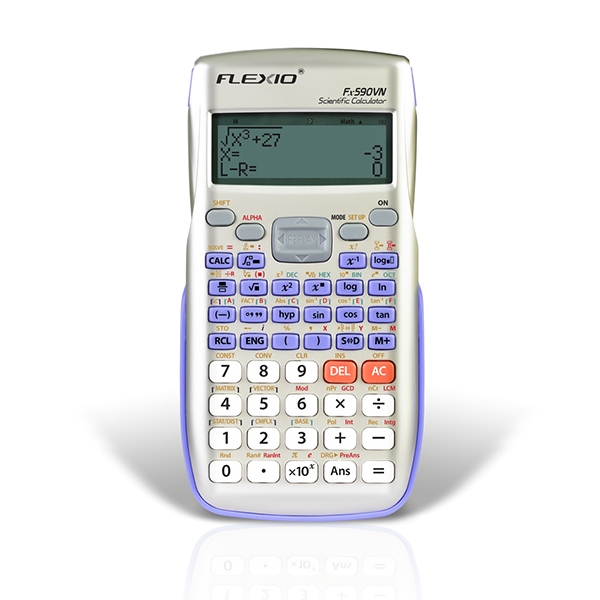 Fahasa - Máy Tính Khoa Học Flexio FX 590 VN - Màu Tím